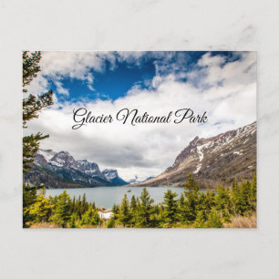 Vild Goose Island i Glacier nationalpark Vykort