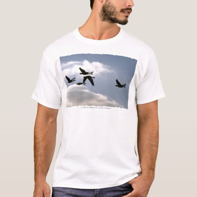 Vild Goose | T-shirt | anpassa med (Framsida)