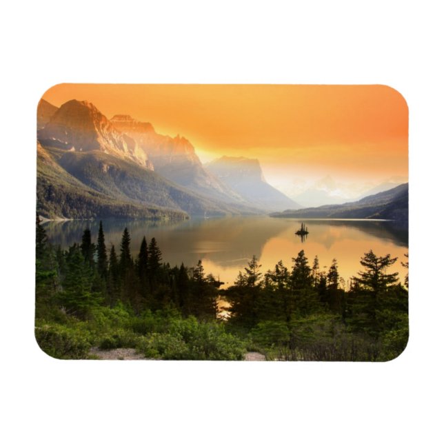 Vild Gosö i Glacier nationalpark Magnet (Horisontell)