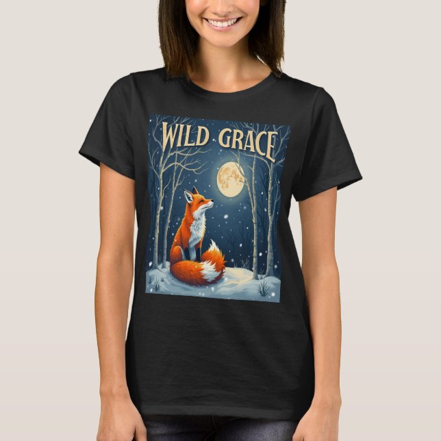 Vild Grace: Elegant och våld T Shirt (Framsida)