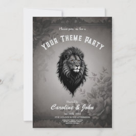 Vild Grace: slående porträtt av en lejon Inbjudningar