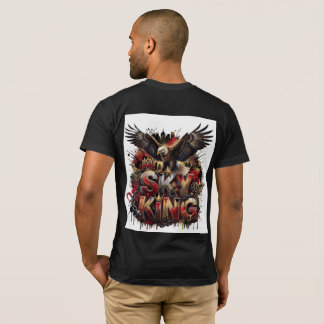 Vild Grafiktröja Med Örn | Mörk Fantasyfågel A T Shirt
