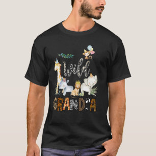 Vild Grandpa Zoo Born Vild 2:a födelsedagen Safari T Shirt