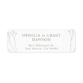 Vild Grass 30 Returadressetikett per Lakan Returadress Etikett