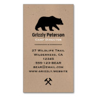 Vild Grizzly Bear Silhouette | Natur Wildlife