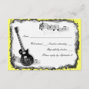 Vild Guitar Gult Music OSA Kort