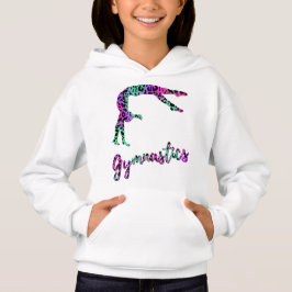 Vild Gymnastics Girl | Gymnastika för djurutskrift T Shirt