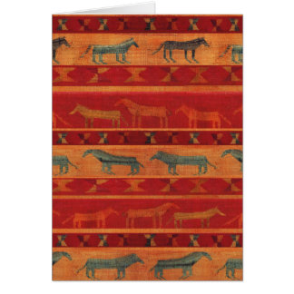 Vild Gypsy Mustangs Hälsningskort
