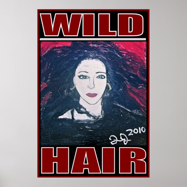 VILD HAIR FÖRENADE KUNGARIKET POSTER (Framsidan)