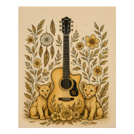 Vild Harmony: där musik och natur förenar sig Perfect Poster