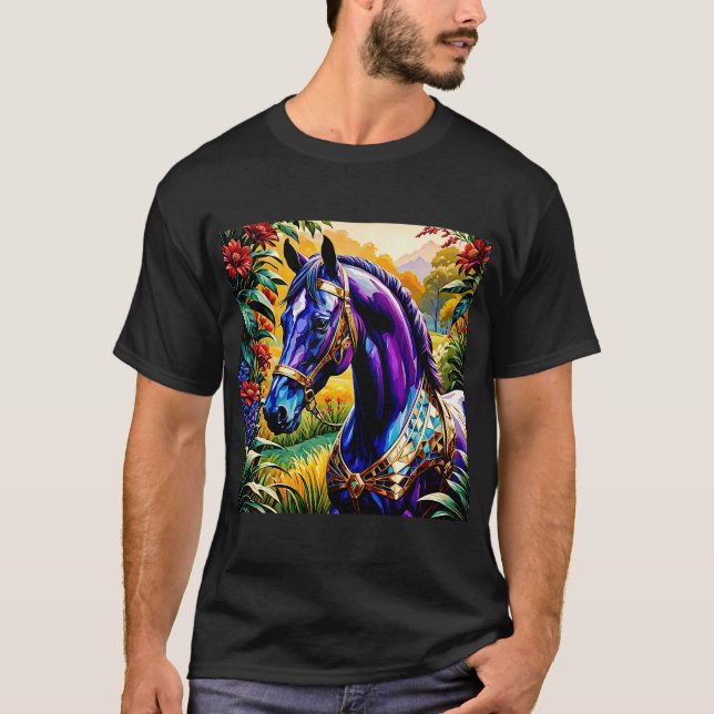 Vild häst #6 t shirt (Framsida)