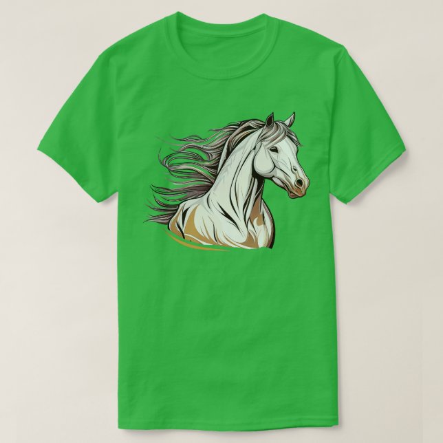 Vild häst 6 t shirt (Design framsida)
