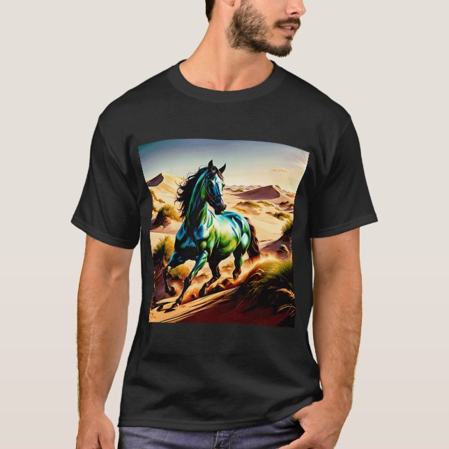 Vild Häst T Shirt (Framsida)