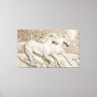 Vild Hästar Canvastryck