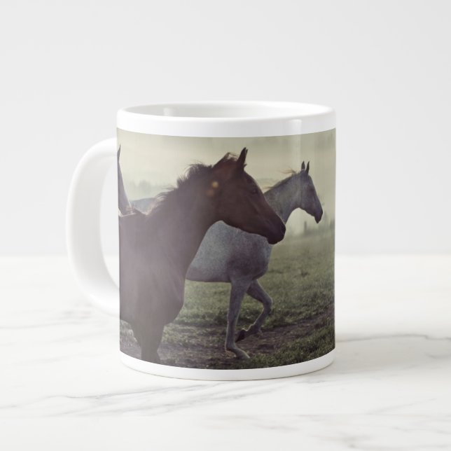 Vild hästar jumbo mugg (Framsida vänster)