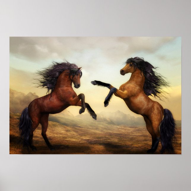 Vild Hästar Poster (Framsidan)