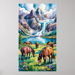 Vild Hästar Poster