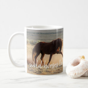 Vild Hästar tar min andning Kaffemugg