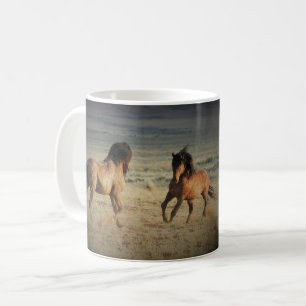 Vild Hästar tar min andning Kaffemugg