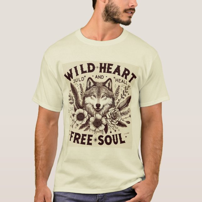 VILD HEART T SHIRT (Framsida)