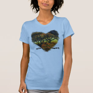 Vild Heart T- Shirt med Träd T