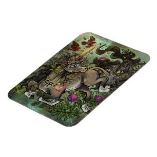Vild Hearted Unicorn Magnet