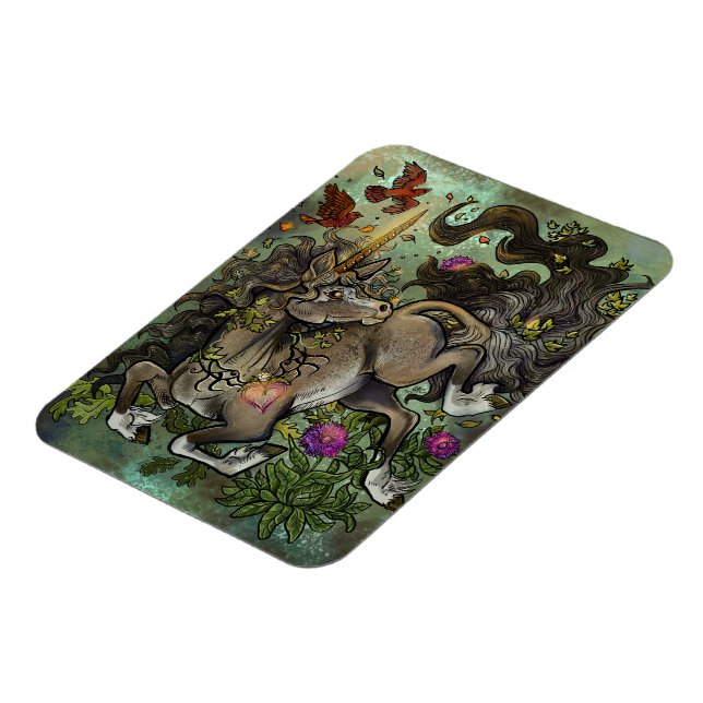 Vild Hearted Unicorn Magnet (Vänstra Sidan)