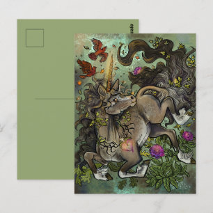 Vild Hearted Unicorn Vykort