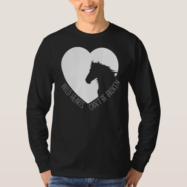 Vild Hearts Horse  T Shirt (Framsida)