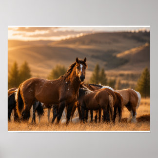Vild hingst - Kaos Poster