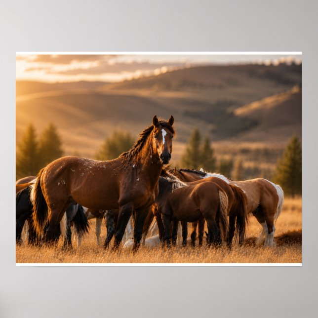 Vild hingst - Kaos Poster (Framsidan)