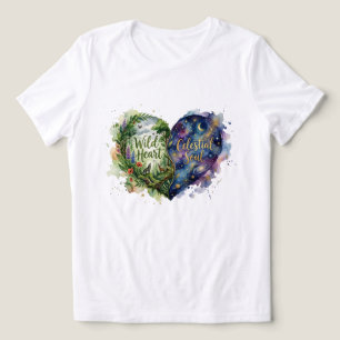 Vild Hjärtats Himmelska Själ Vattenfärg Natur Gala T Shirt