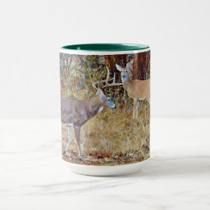 Vild Hjort par Buck and Doe Art Mugg Kopp