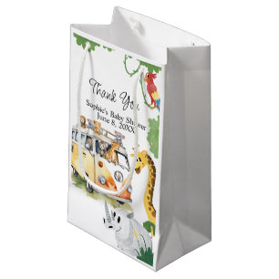Vild Hjul Safari Animal Camper Van Baby Shower