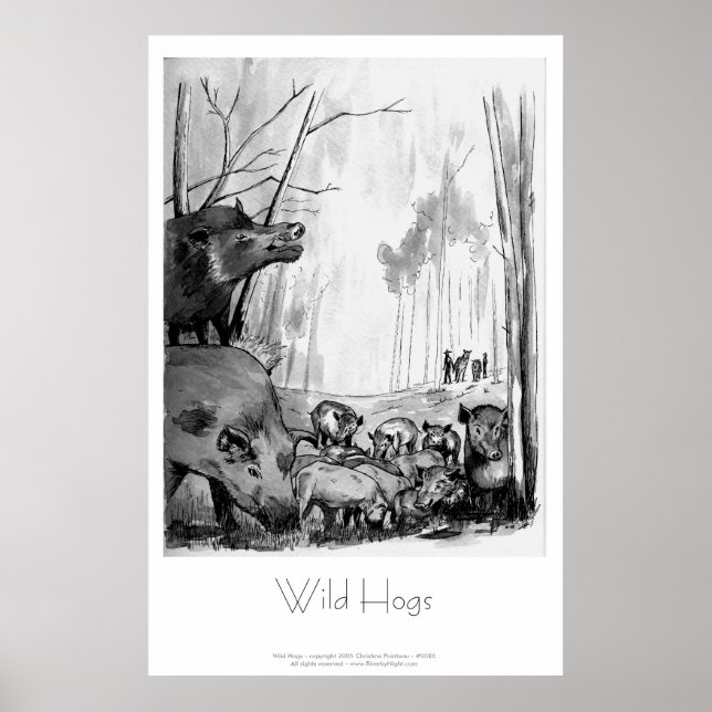Vild Hogs Poster (Framsidan)