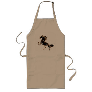 Vild Horse Apron Långt Förkläde