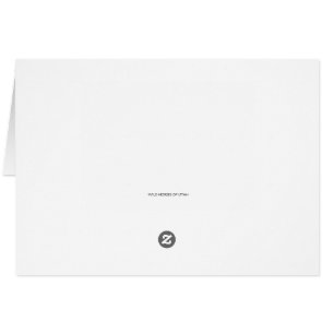 VILD HORSE AV ONAQUI MOUNTAINS, UTAH HÄLSNINGSKORT