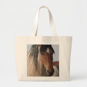 VILD HORSE AV UTAH JUMBO TOTE BAG JUMBO TYGKASSE