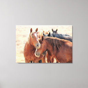 Vild Horse Family Ties Canvastryck