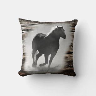 Vild Horse Galloping Kudde