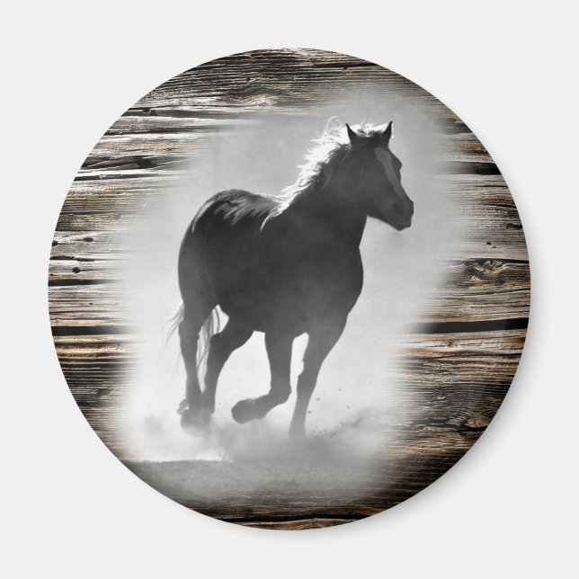 Vild Horse Galloping Magnet (Framsidan)