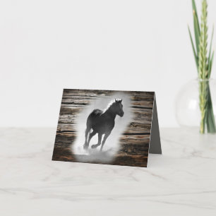 Vild Horse Galloping Tack Kort