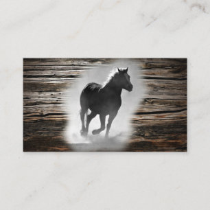 Vild Horse Galloping Visitkort