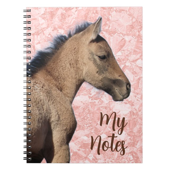 Vild Horse Mina anteckningar Anteckningsbok (Framsidan)