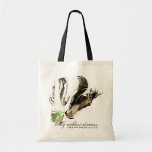 Vild Horse Photo Picasso Boho Cowgirl Tote Bag Tygkasse