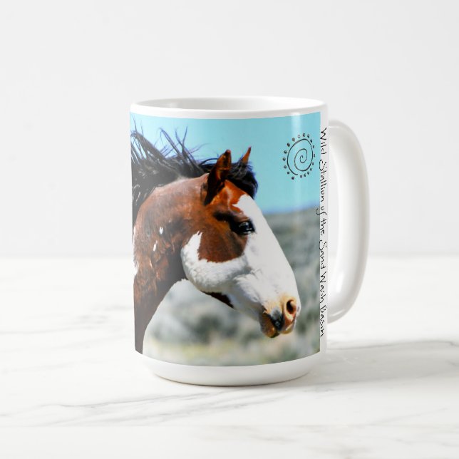 Vild Horse Picasso Son Western kaffe Mugg Kopp (Framsida höger)
