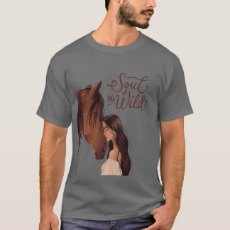 Vild Horse-pojkens själ T Shirt