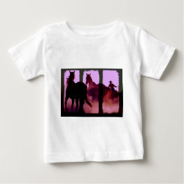 Vild Horse Roundup Triptych T-shirt