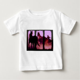 Vild Horse Roundup Triptych T-shirt