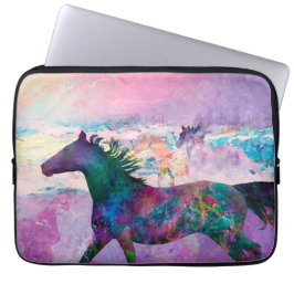 Vild Horse Spirits VI ÄR LAND Laptop Fodral